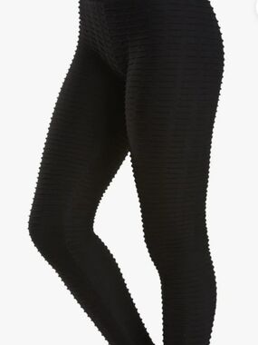 NUX Activewear JACK Jacquard Seamless Leggings - Black - Size L